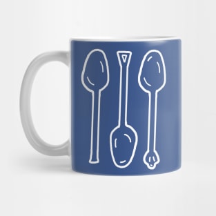 Spoons White Pocket Mug